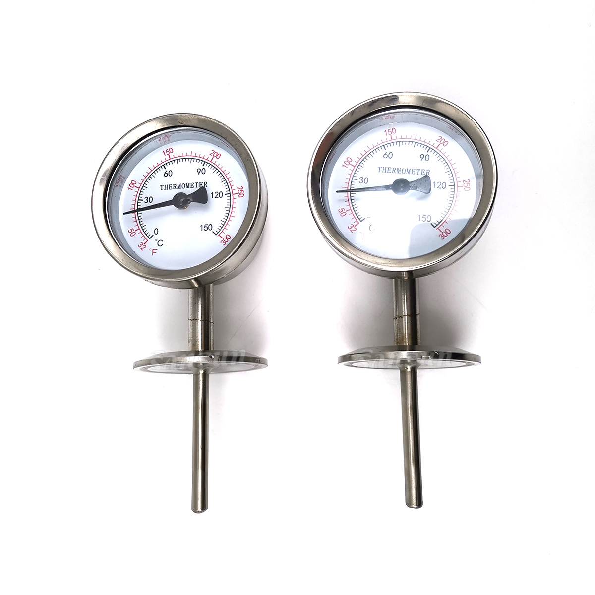 Termômetro bimetálico do medidor de temperatura do tipo vertical de aço inoxidável