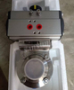 Válvula Borboleta Sanitária Automática de Alumínio Dupla Ação