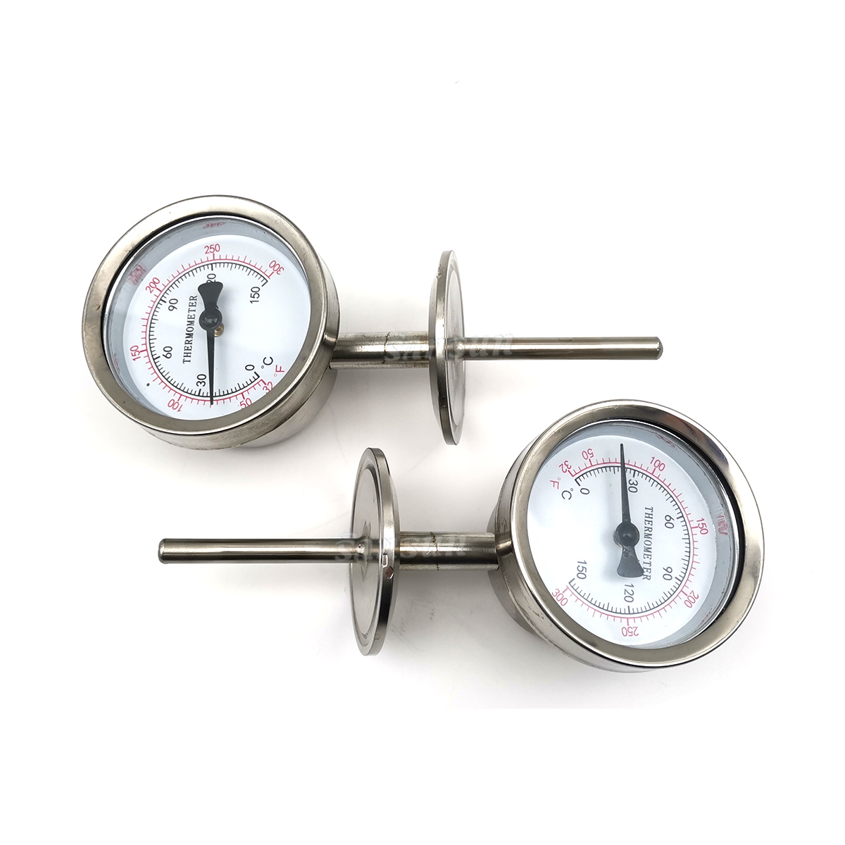 Termômetro bimetálico do medidor de temperatura do tipo vertical de aço inoxidável